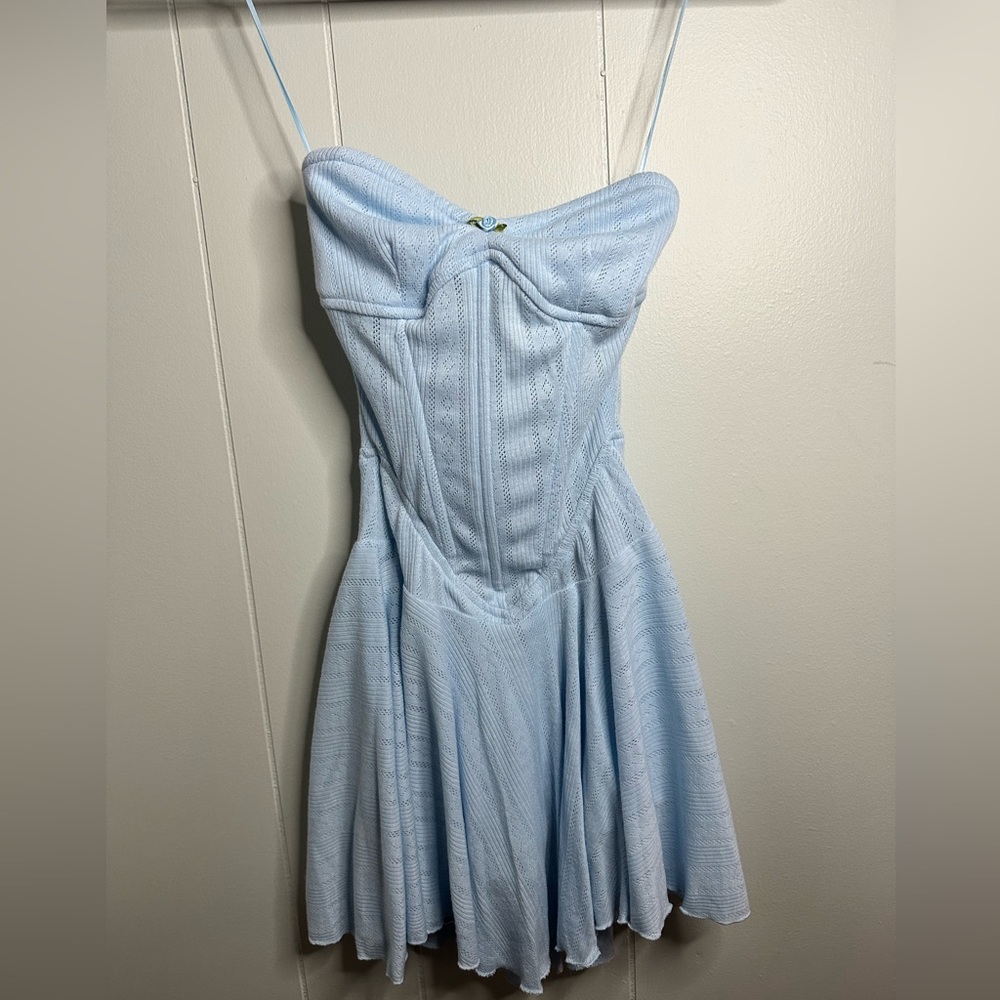 Brand New With Tags Andrea Ribbed Corset Mini Dress - Picture 8 of 10
